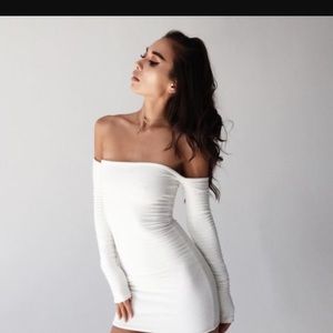 Off the shoulder dress